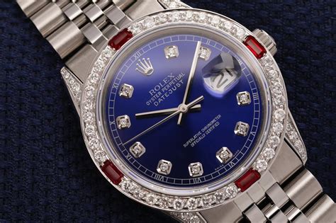 blue face rolex fake|rolex transparent blue.